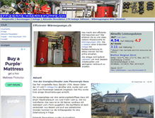 Tablet Screenshot of effiziente-waermepumpe.ch